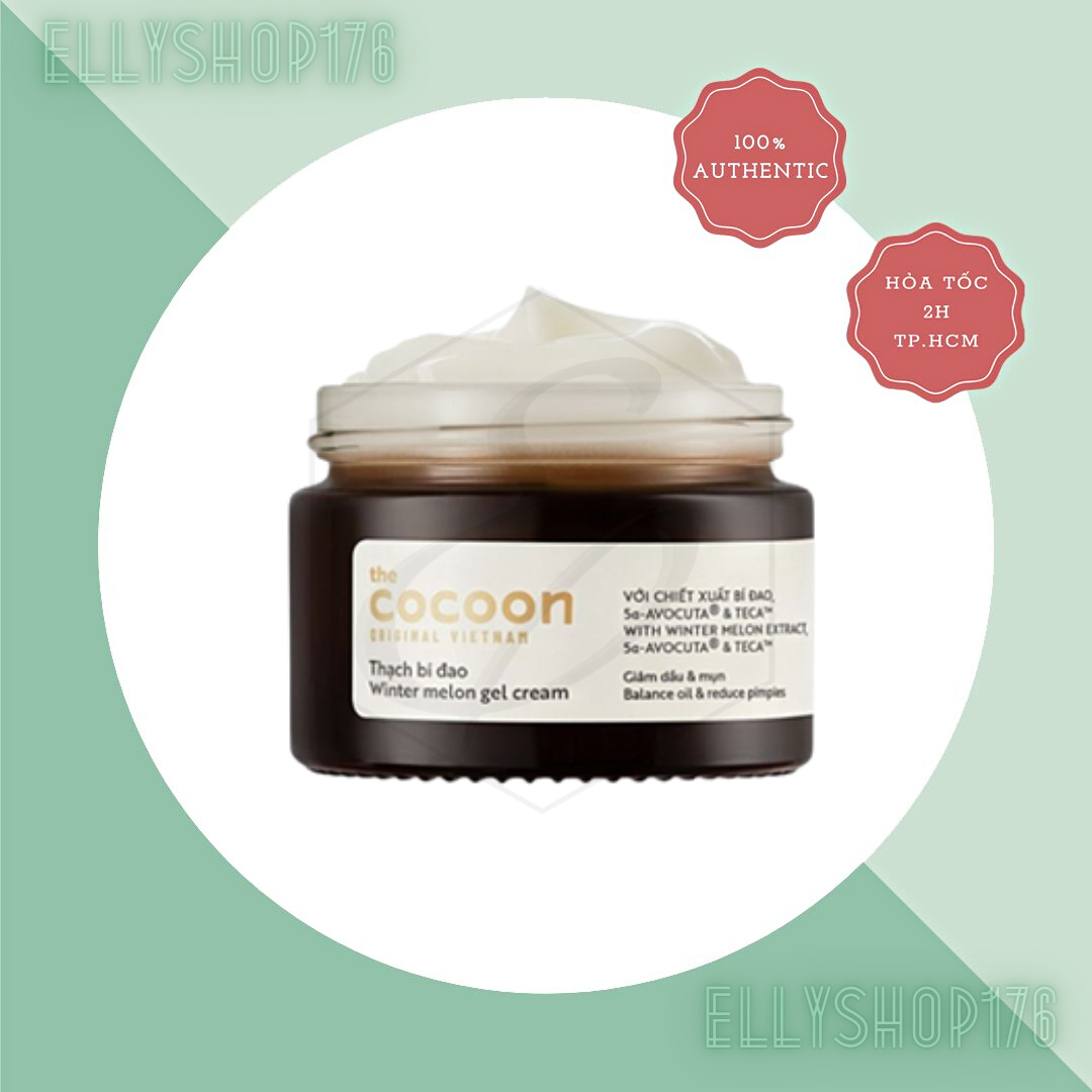 Kem Dưỡng Ẩm & Ngừa Mụn Dạng Thạch Từ Bí Đao Cocoon Winter Melon Gel Cream - 100ml